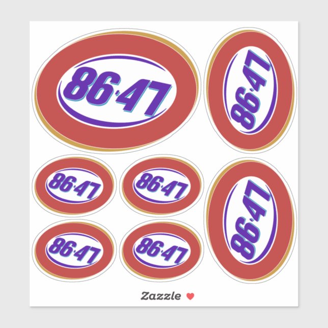 Adesivo Opinião Política Anti-Trump (Folha)