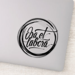 Adesivo Ora et labora