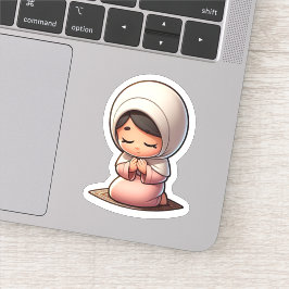 Adesivo Oração Motivacional Islâmica Bonita para Crianças