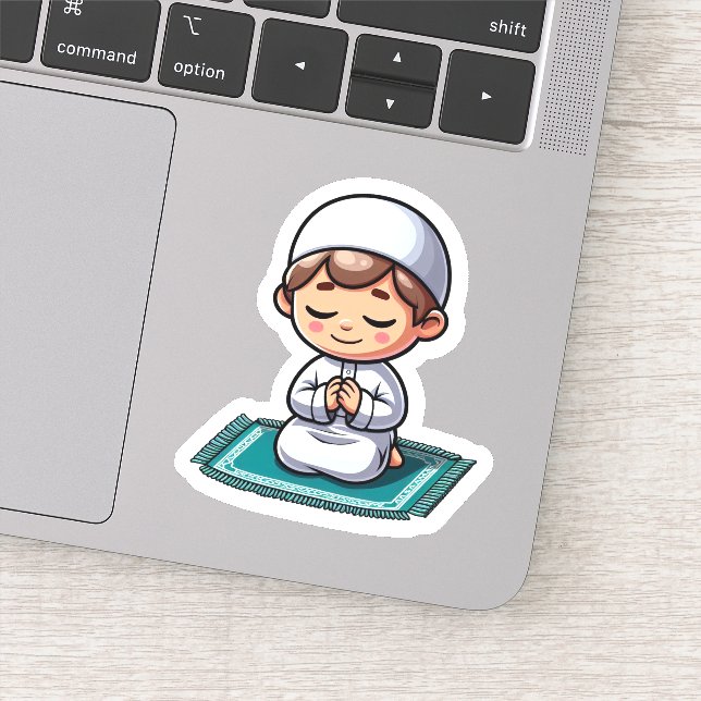 Adesivo Oração Motivacional Islâmica para Crianças Muçulma (Detalhe)