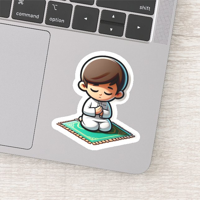 Adesivo Oração Motivacional Islâmica para Crianças Muçulma (Detalhe)