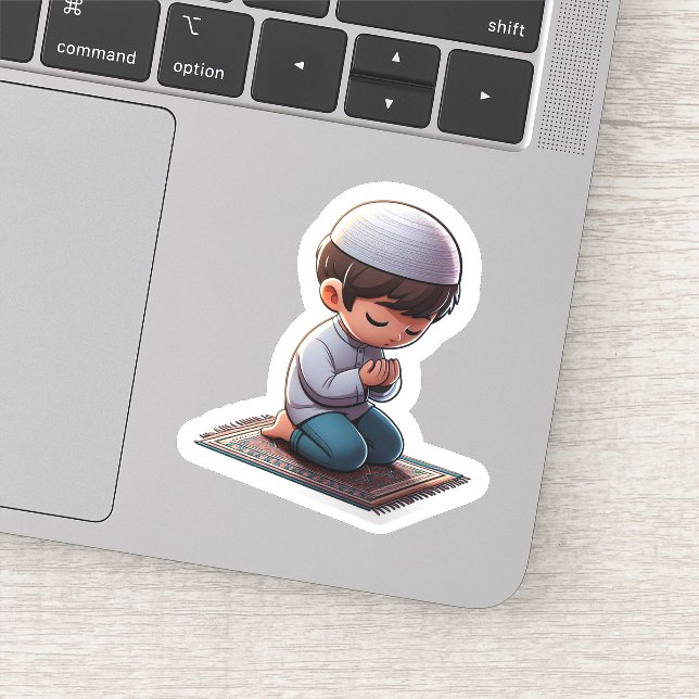 Adesivo Oração Motivacional Islâmica para Crianças Muçulma (Detalhe)