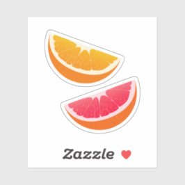 Adesivo Orange & Grapefruit Citrus Stickers