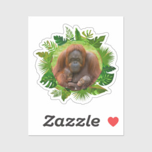 Adesivo Orangutan Family Bond