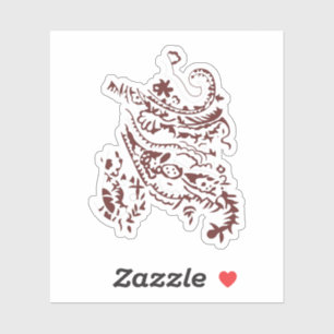 Adesivo Orangy Red decorative Design