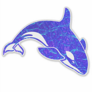 Adesivo Orca Whale Holographic Sticker