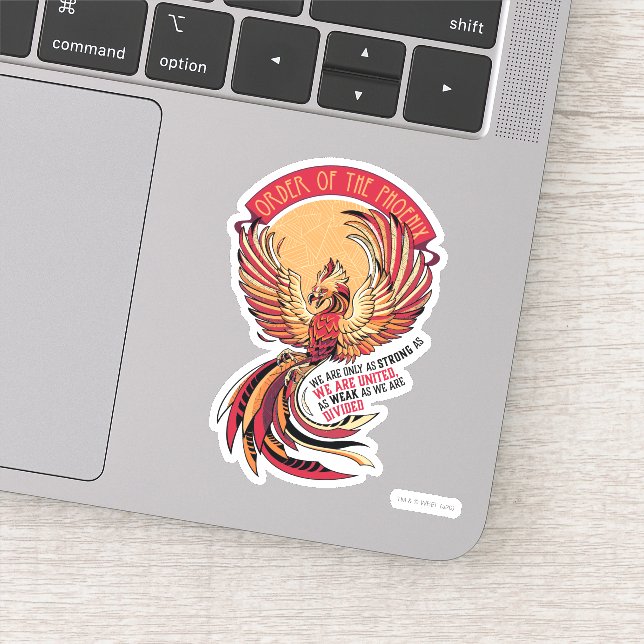 Adesivo Order of the Phoenix Crosshatched Emblem (Detalhe)