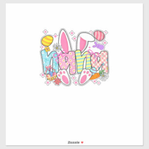 Adesivo Orelhas de Coelhinho da Páscoa Nana Laço Sedutor C