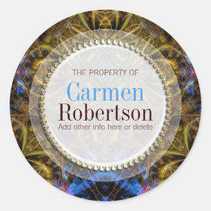 Adesivo Orgânico de Fantasia e Ouro