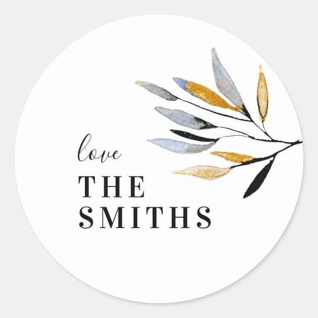 Adesivo Orgânico de Natal Natural (Frente)