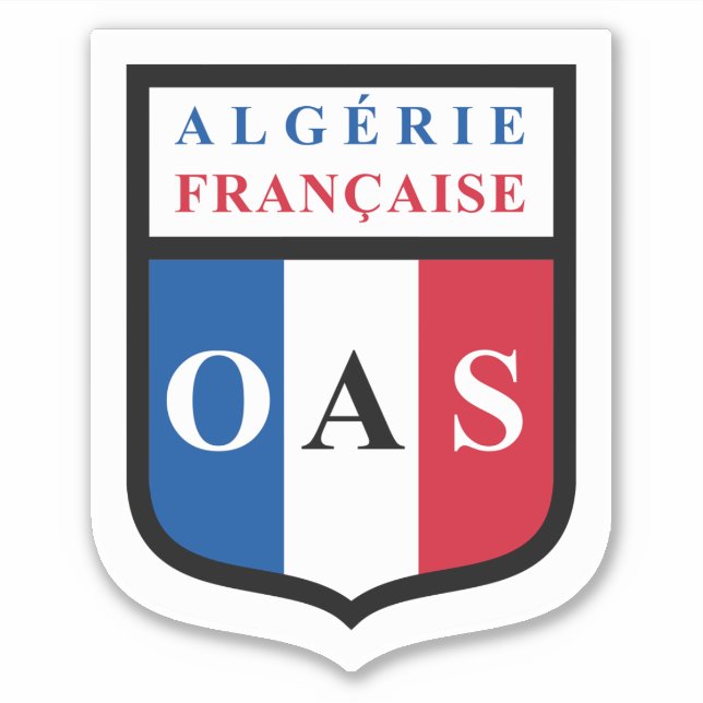 Adesivo Organização Armée Secrète (Frente)