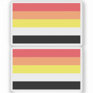 Adesivo Orgulho Akoisexual Akoiromântico