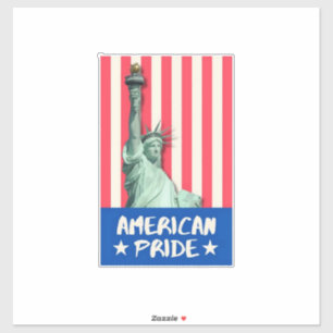 Adesivo orgulho americano