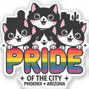Adesivo Orgulho da Arizona de Phoenix na América do Arco-Í