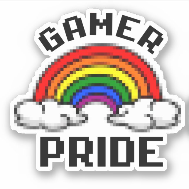 Adesivo Orgulho de Gamer (Frente)