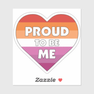 Adesivo Orgulho de ser eu LGBTQ+ Orgulho Lésbico Sinalizad