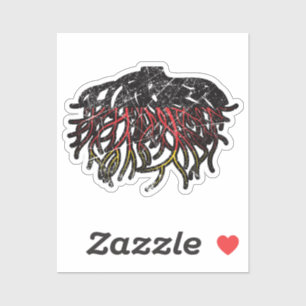 Adesivo Orgulho do Patrimônio Roots na Alemanha