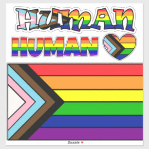 Adesivo Orgulho e suporte de Sinalizador LGBTQIA+