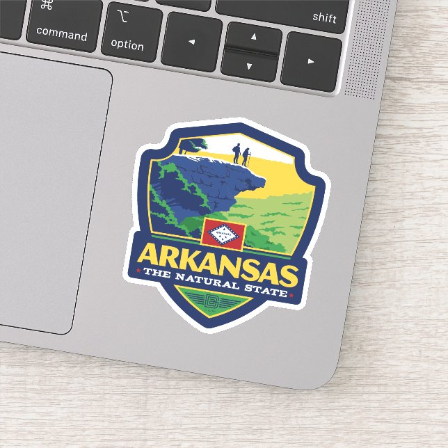 Adesivo Orgulho Estatal | Arkansas (Detalhe)