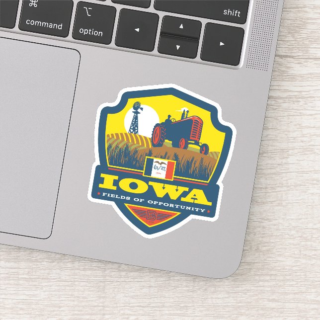 Adesivo Orgulho Estatal | Iowa (Detalhe)
