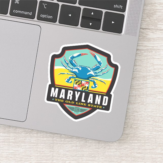 Adesivo Orgulho Estatal | Maryland (Detalhe)