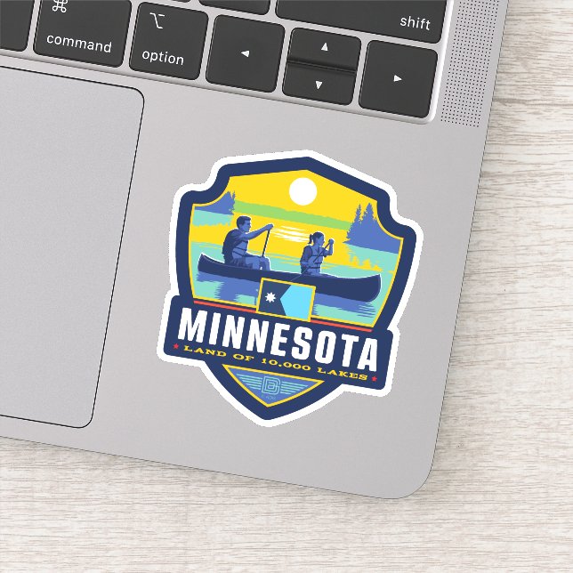Adesivo Orgulho Estatal | Minnesota (Detalhe)
