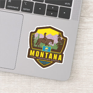 Adesivo Orgulho Estatal Montana