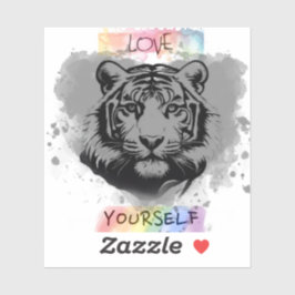 Adesivo Orgulho gay Adora-Se Tiger Sticker