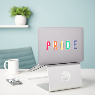 Adesivo Orgulho   Gay LGBTQ Arco-Íris Moderno