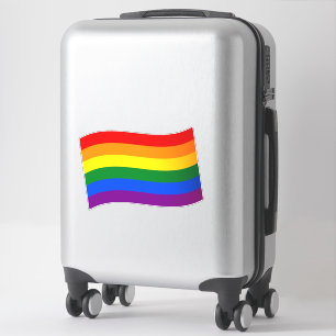 Adesivo Orgulho gay LGBTQ do Rainbow Flag