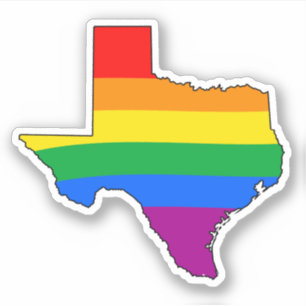 Adesivo Orgulho Gay no Texas