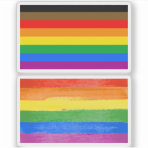 Adesivo ORGULHO INCLUSIVO LGBT (Orgulho de Pessoas de Cor)