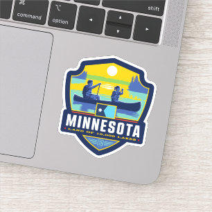 Adesivo Orgulho Minnesota do estado