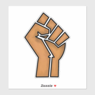 Adesivo orgulho negro unida história unida unida castanha 