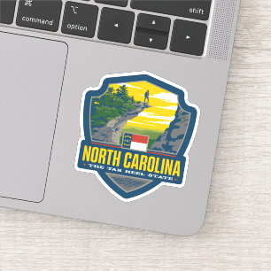 Adesivo Orgulho North Carolina do estado