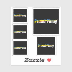 Adesivo Orgulho Pinoy - Bandeira das Filipinas