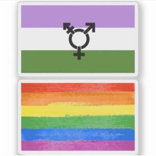 Adesivo Orgulho Queer - Gênero Queer