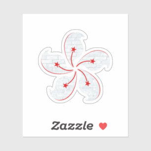 Adesivo Orquídea de Hong Kong