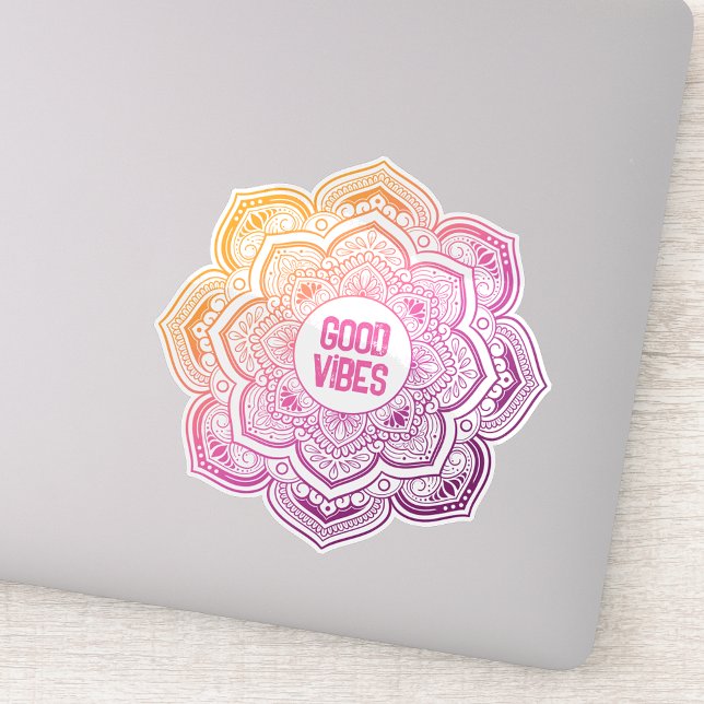 Adesivo Oryn Mandala Custom-Cut Vinyl Sticker (Criador carregado)