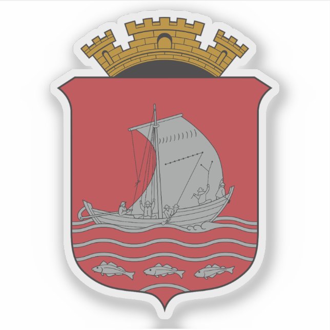 Adesivo Os casacos das armas de Ålesund (Frente)