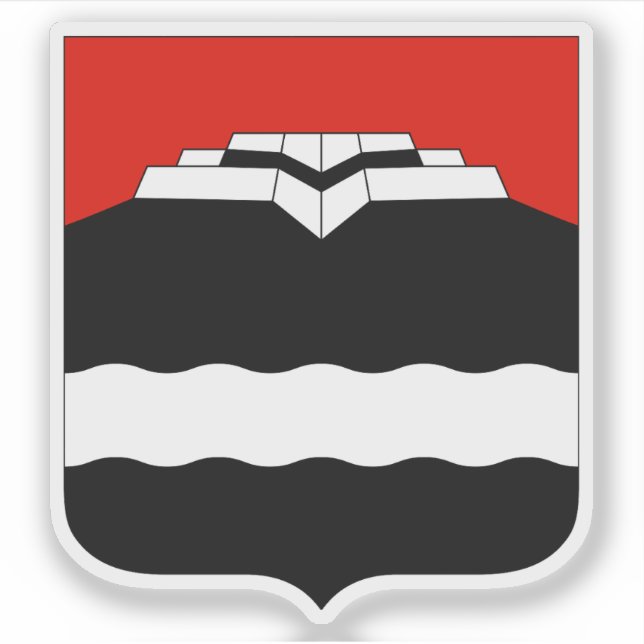 Adesivo Os casacos dos braços de Kongsvinger (Frente)