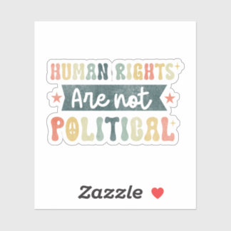 Adesivo Os Direitos Humanos Não São Políticos