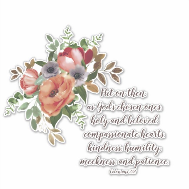 Adesivo Os escolhidos por Deus (Frente)