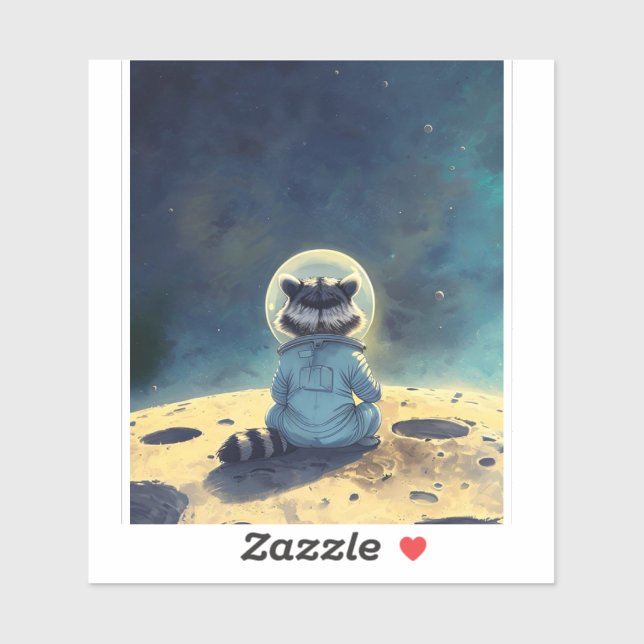 Adesivo Os guaxinins só falam lixo (Folha)