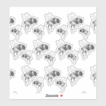 Os joelhos das abelhas a preto e branco