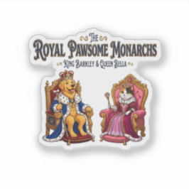 Adesivo Os Monarcas Reais Pawsome