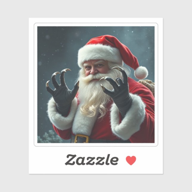 Adesivo Os Papais noeis "CLAWS" (Folha)