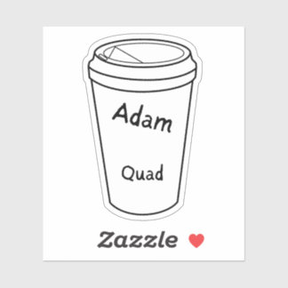 Adesivo Os reguladores da Amanda Lexie Adam Coffee Sticker