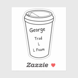 Adesivo Os Regulares da Amanda Lexie George Coffee Sticker