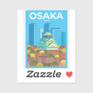 Adesivo Osaka Castle japan